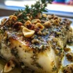 Queso Panela with Roasted Garlic Oil, Oregano, and Crushed Hazelnuts