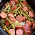 Crockpot Kielbasa and Green Beans recipe