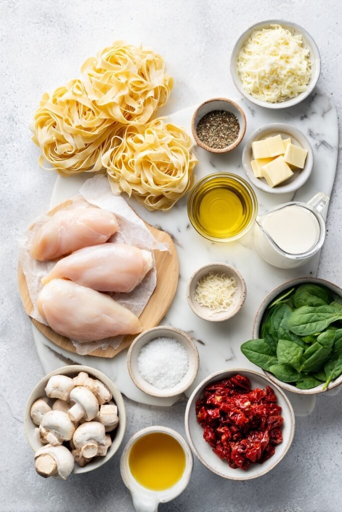 Marry Me Chicken Pasta Ingredients