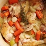 Chicken Noodle Soup with Herb Butter Broth