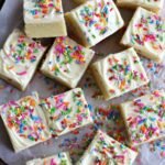 Sugar Cookie Bars with Buttercream Sprinkles