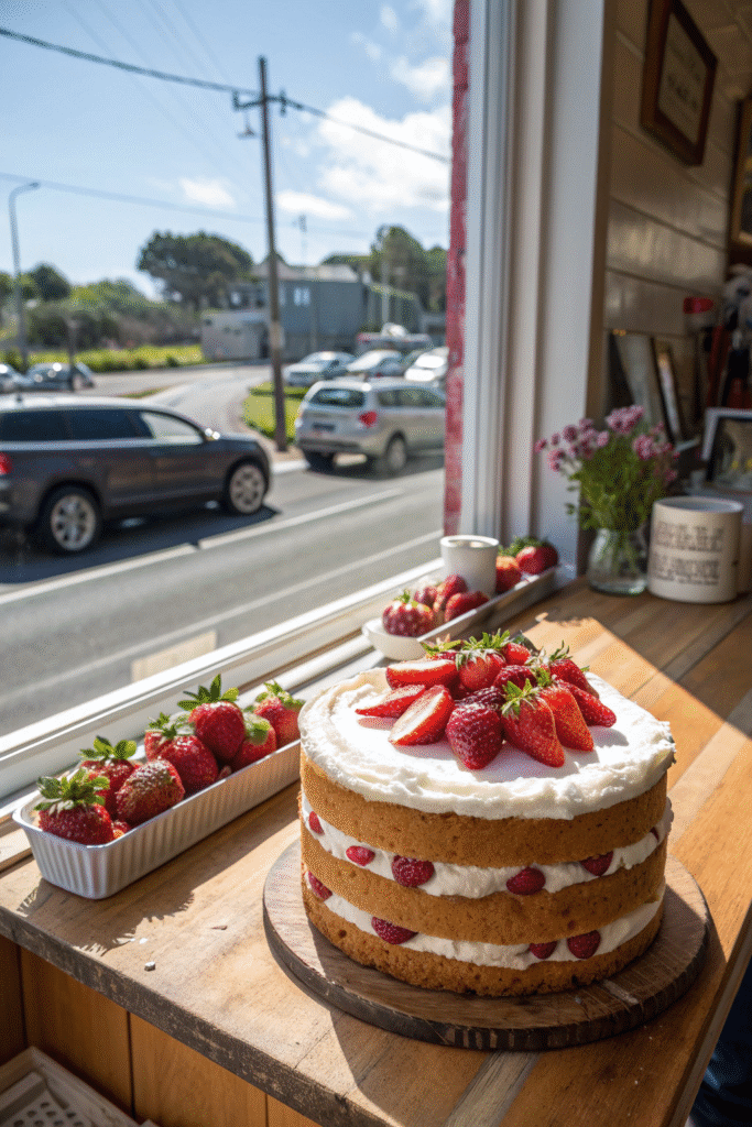 Strawberry Shortcake Layer Cake