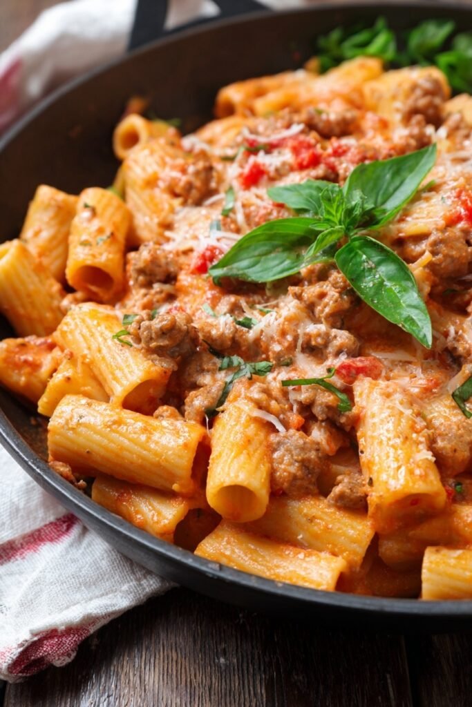 Creamy Italian Sausage Rigatoni Recipe