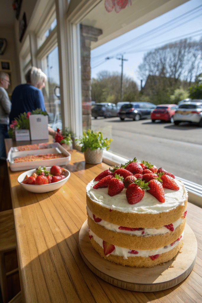 Strawberry Shortcake Layer Cake