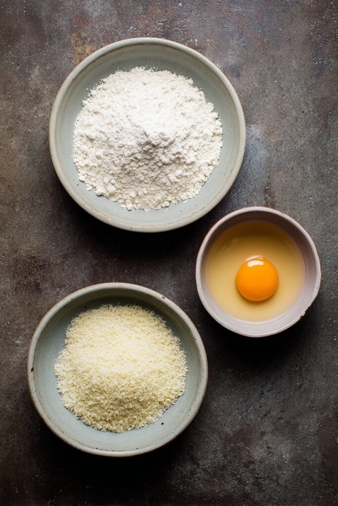 Nashville Hot Mozzarella Sticks - the breading process