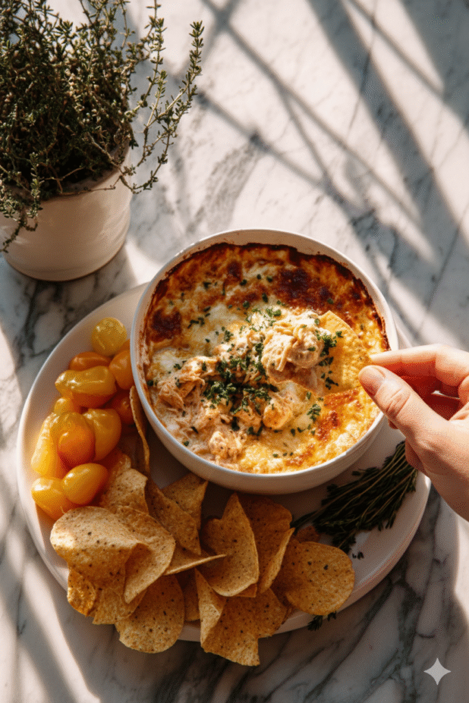 BBQ Chicken Dip Appetizer