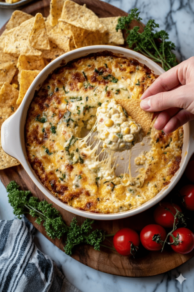 Baked Pepper Jack Corn Dip