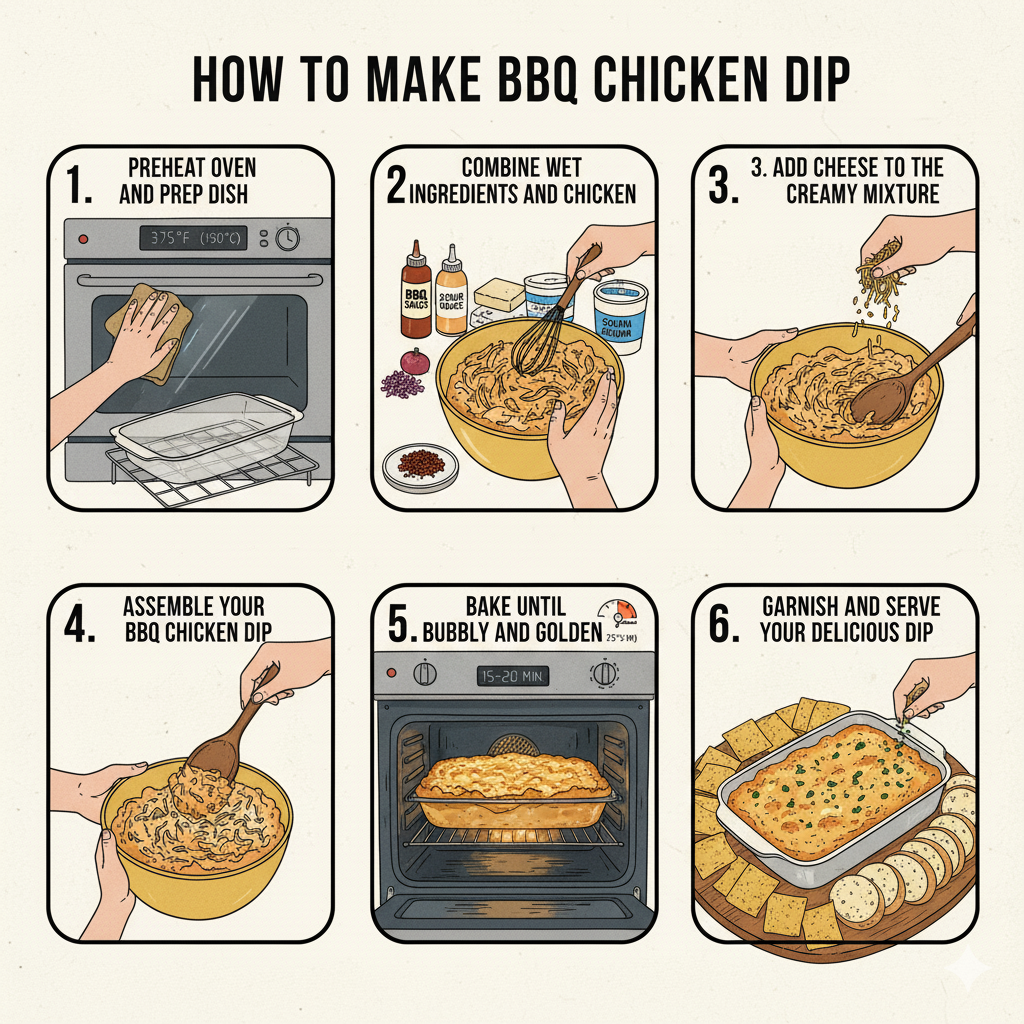 How to Make BBQ Chicken Dip