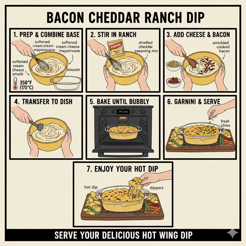 How to Make Bacon Cheddar Ranch Dip