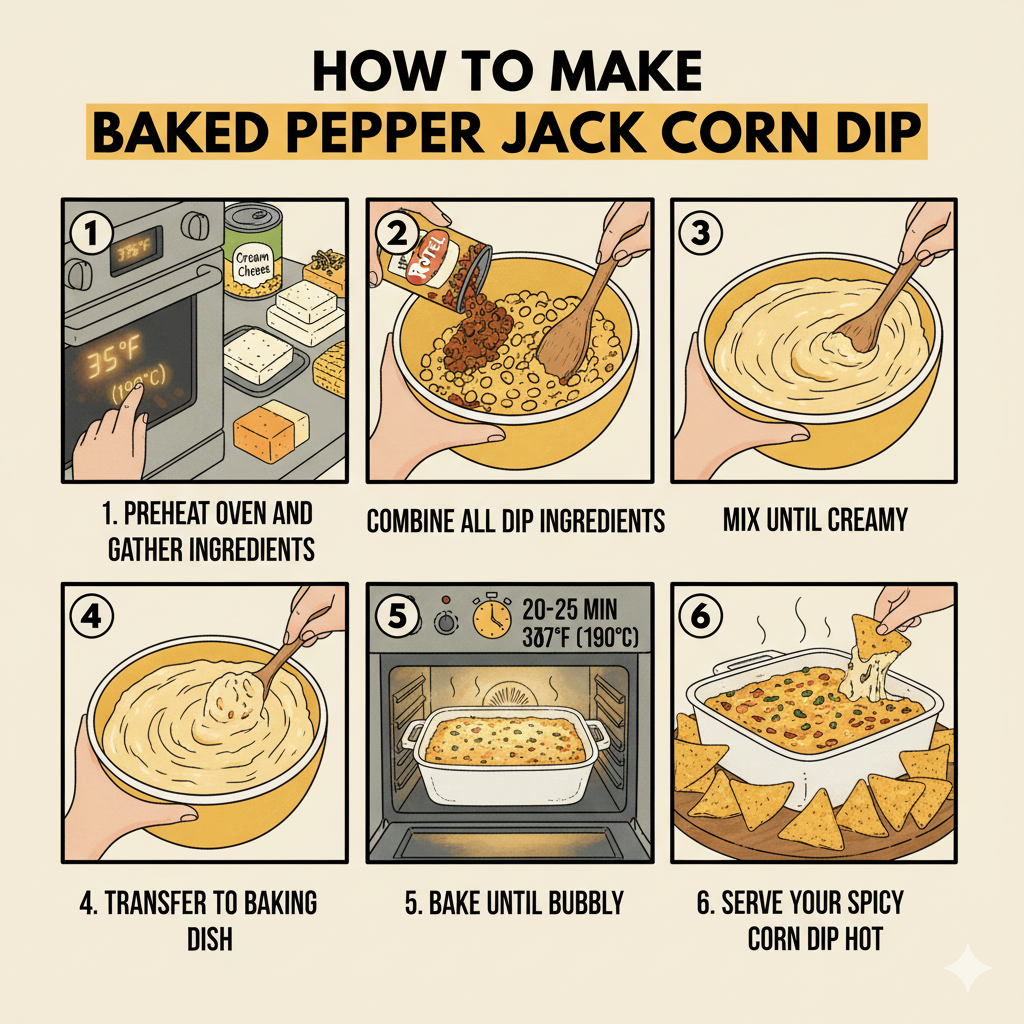 How to Make Baked Pepper Jack Corn Dip