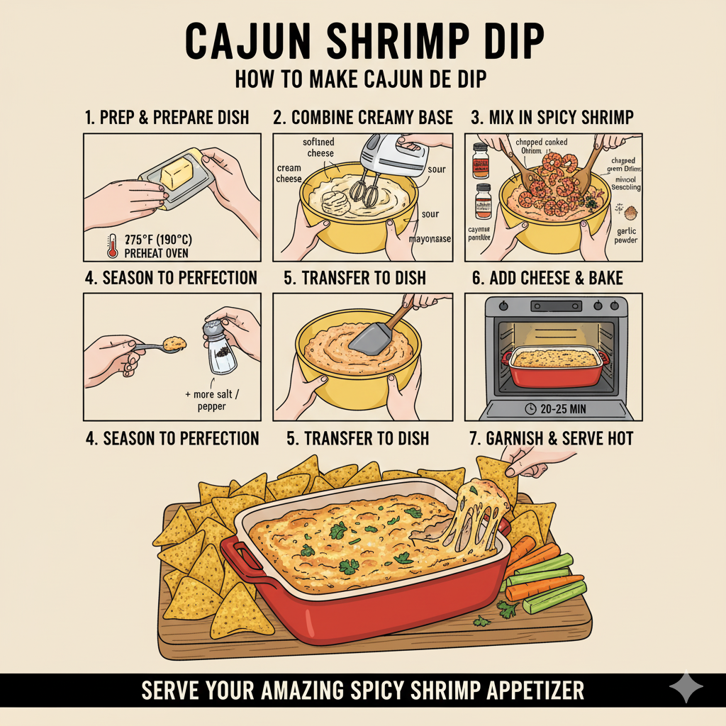 How to Make Cajun Shrimp Dip