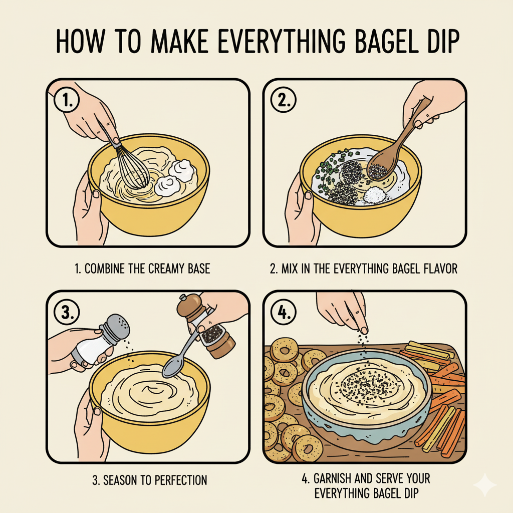 How to Make Everything Bagel Dip