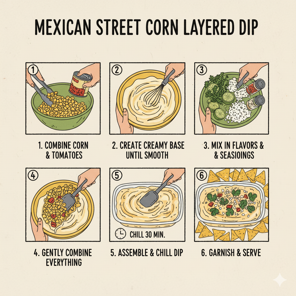 How to Make Mexican Street Corn Layered Dip