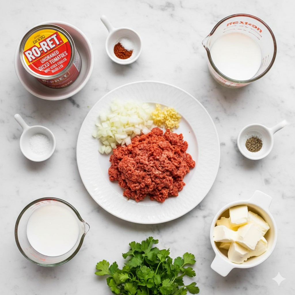 Ingredients You’ll Need for Queso con Chorizo