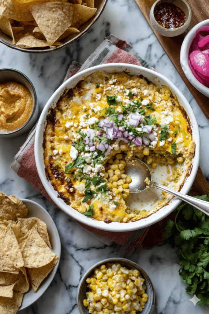 Mexican Street Corn Layered Dip