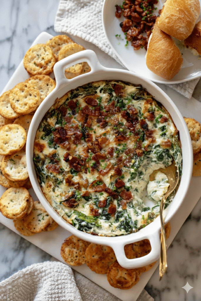 Spinach Bacon Dip