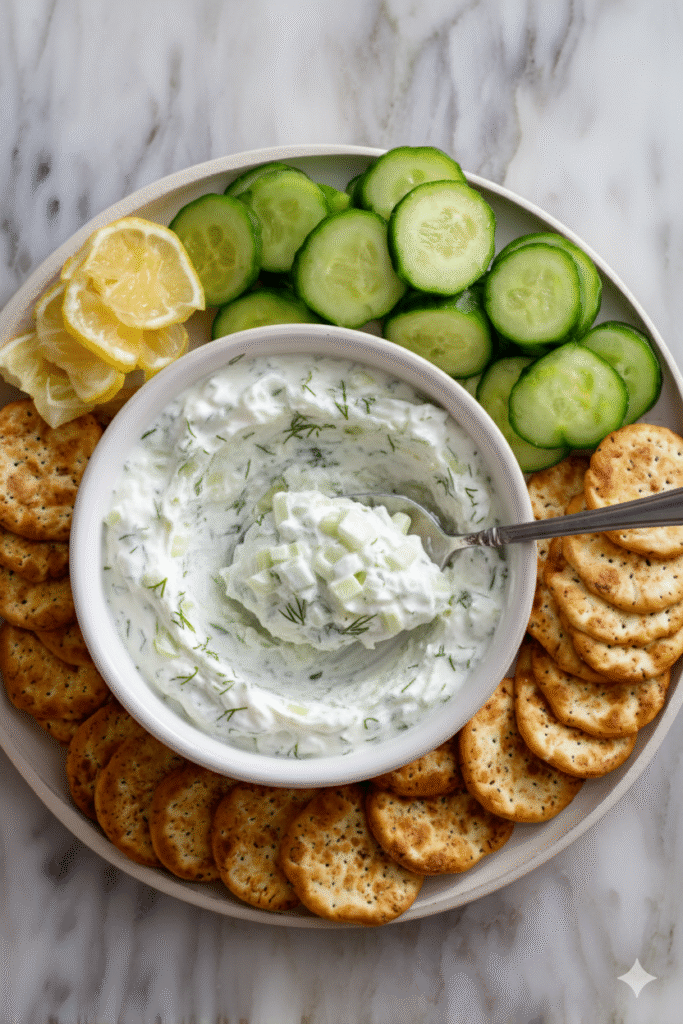 Tzatziki Party Dip with Extra Cucumber