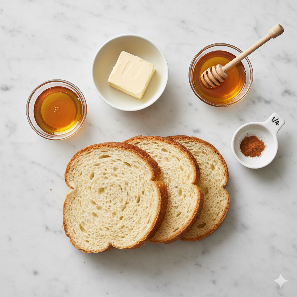 Ingredients You’ll Need for Viral Honey Butter Toast