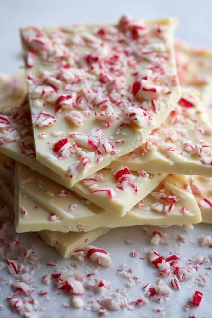 White Chocolate Peppermint Bark