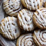 Cinnamon Roll Cookies with Cream Cheese Icing