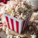Peppermint White Chocolate Popcorn Mix