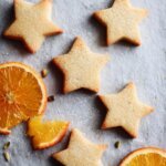 Orange Cardamom Shortbread Stars