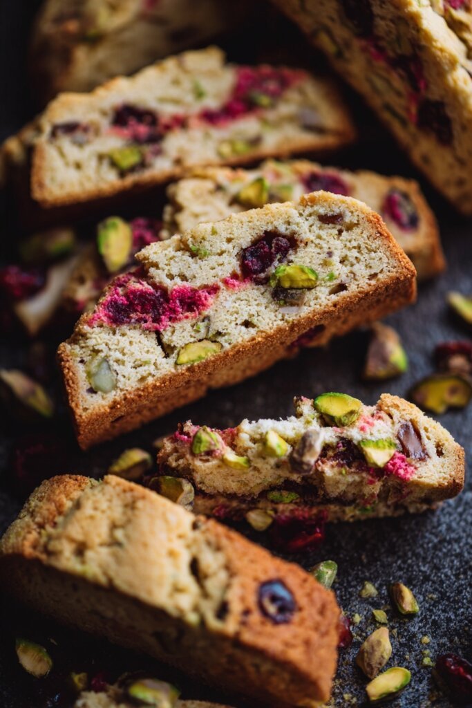 Cranberry Pistachio Biscotti
