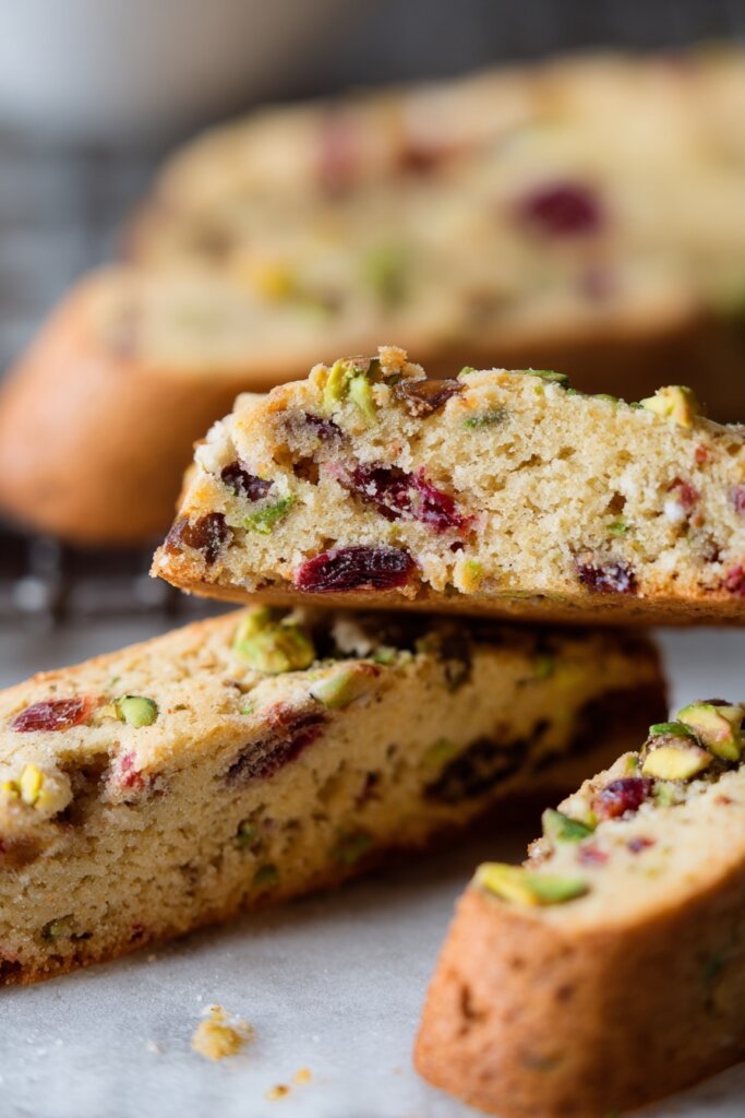 Cranberry Pistachio Biscotti