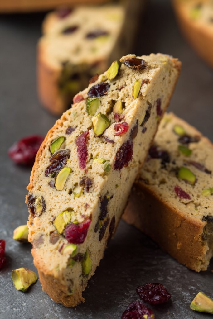 Cranberry Pistachio Biscotti