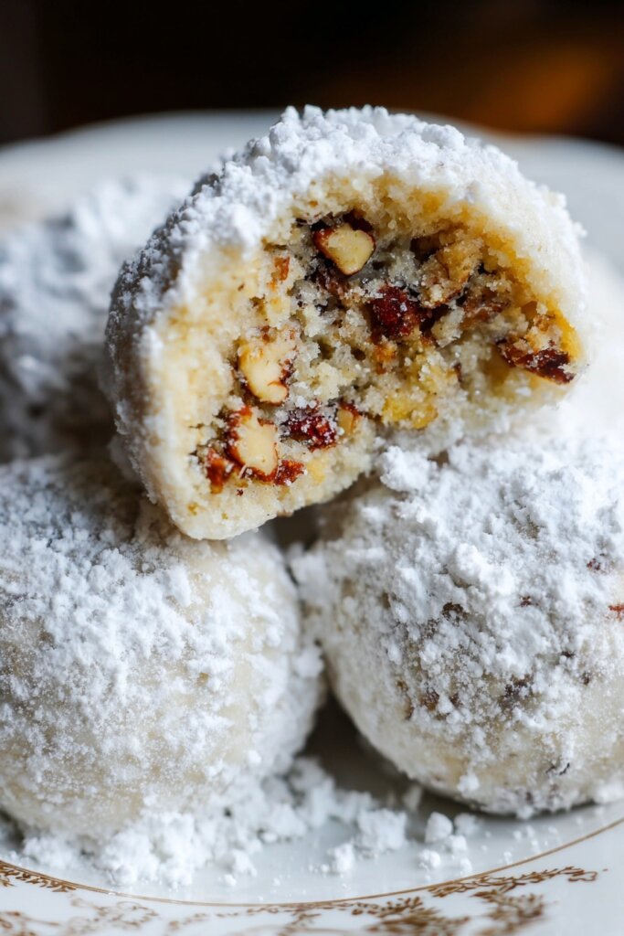 Snowball Cookies with Toasted Pecans