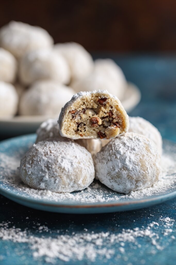 Snowball Cookies with Toasted Pecans