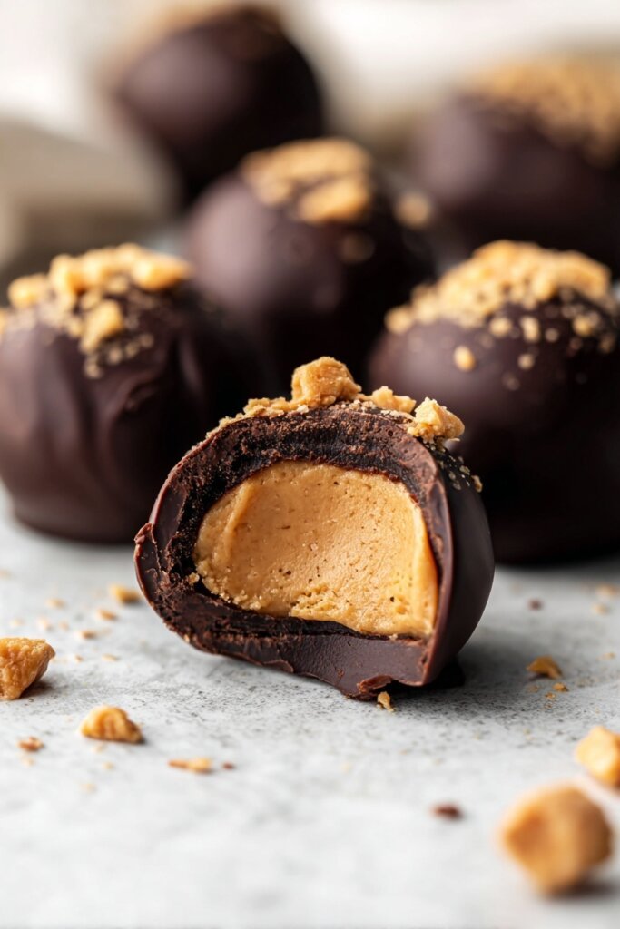 Chocolate Peanut Butter Buckeyes