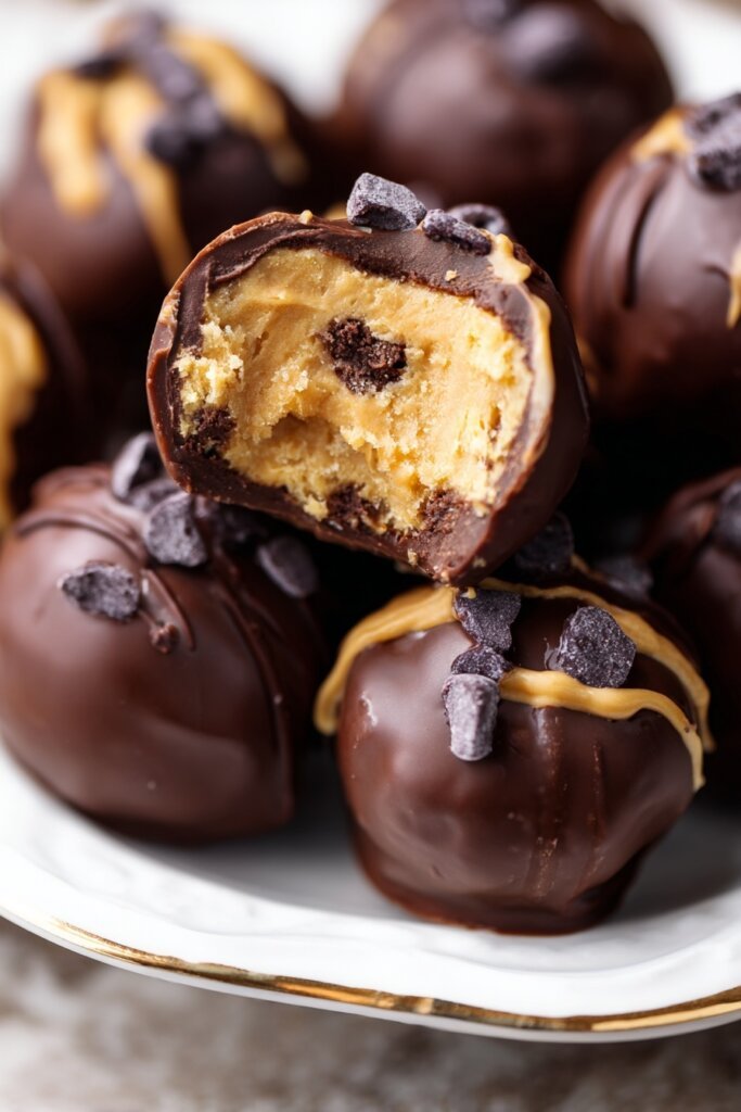 Chocolate Peanut Butter Buckeyes