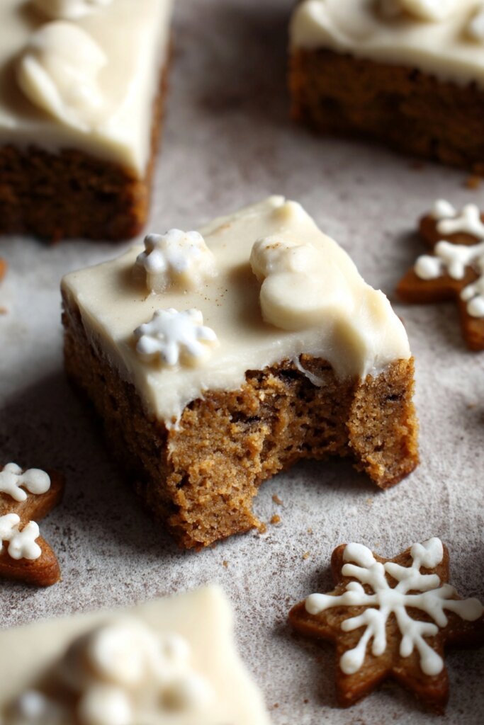 Gingerbread Cookie Bars