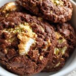 Hot Cocoa Cookies with Marshmallow Centers