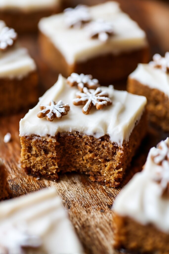 Gingerbread Cookie Bars
