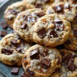 Chewy Toffee Chocolate Chunk Cookies