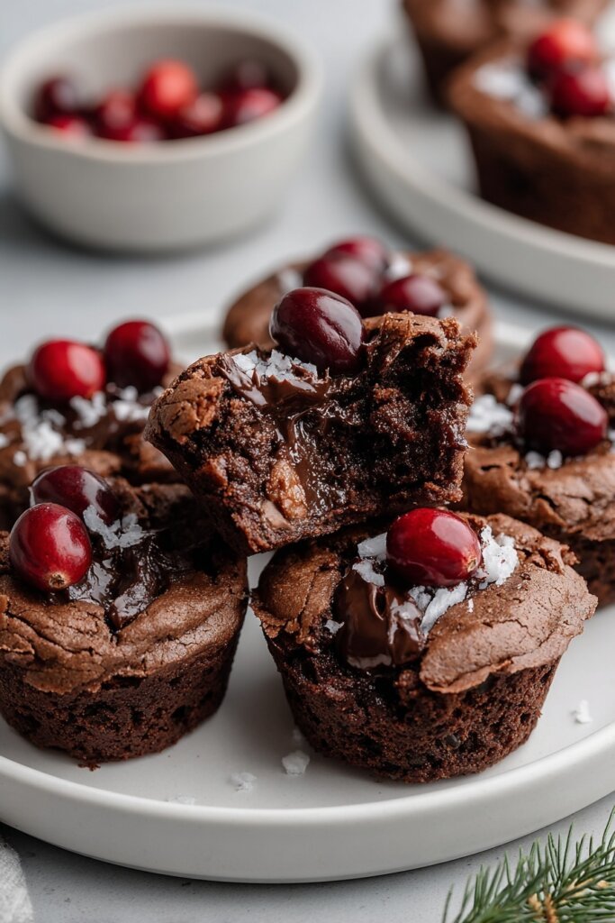 Reindeer Brownie Bites