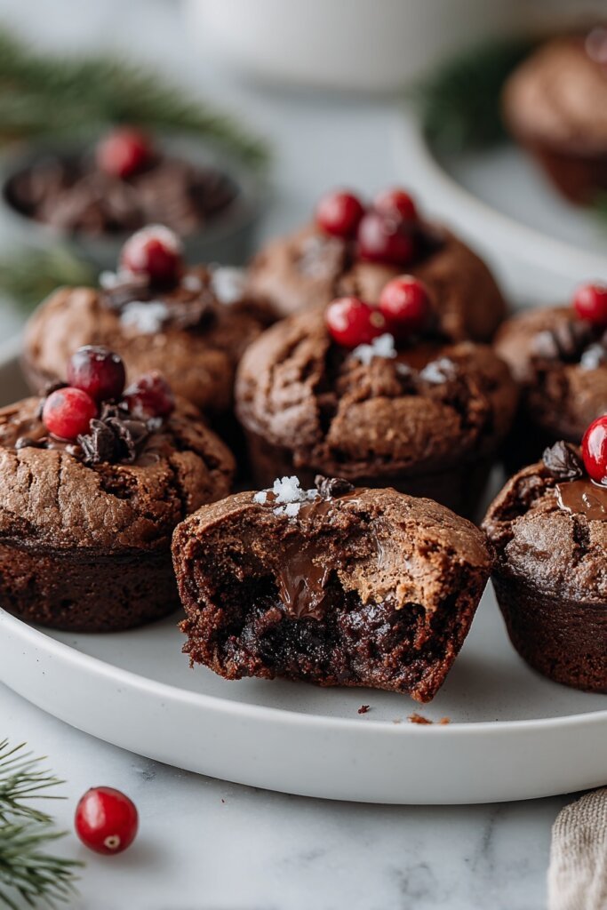 Reindeer Brownie Bites