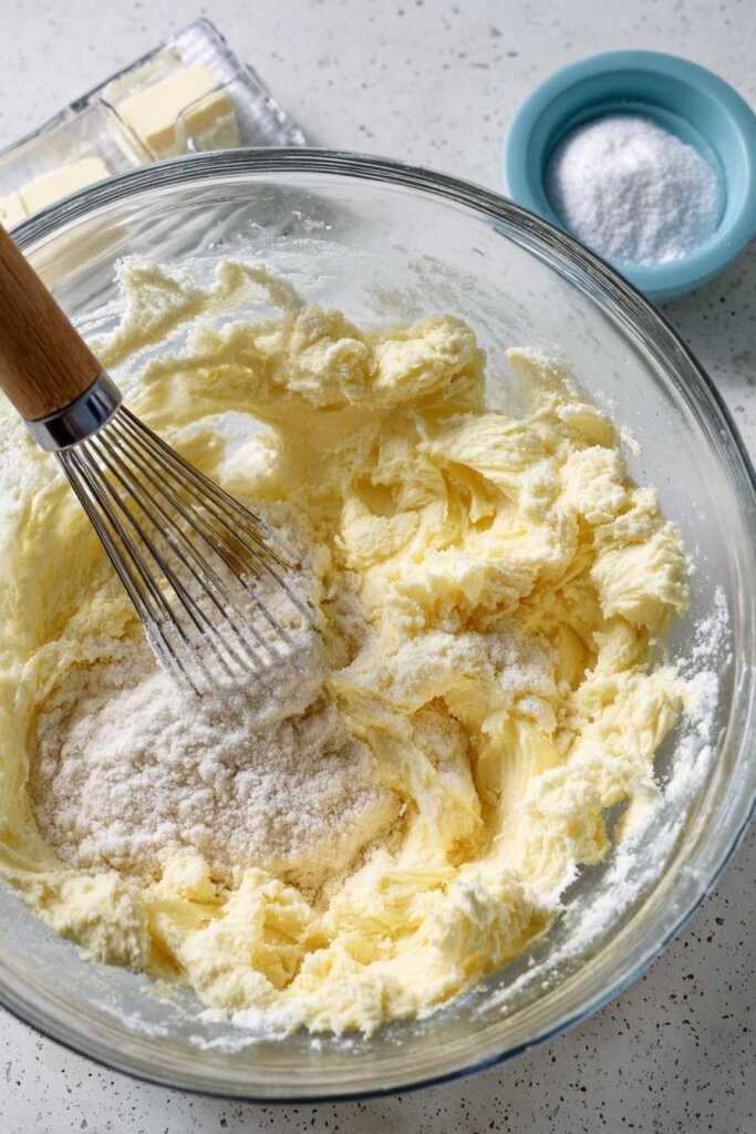 Creaming Together Butter and Sugar