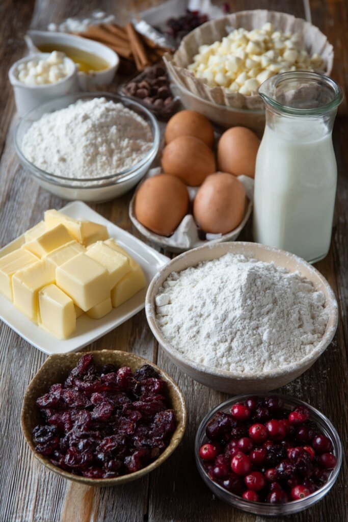 Christmas Morning Muffins ingredients