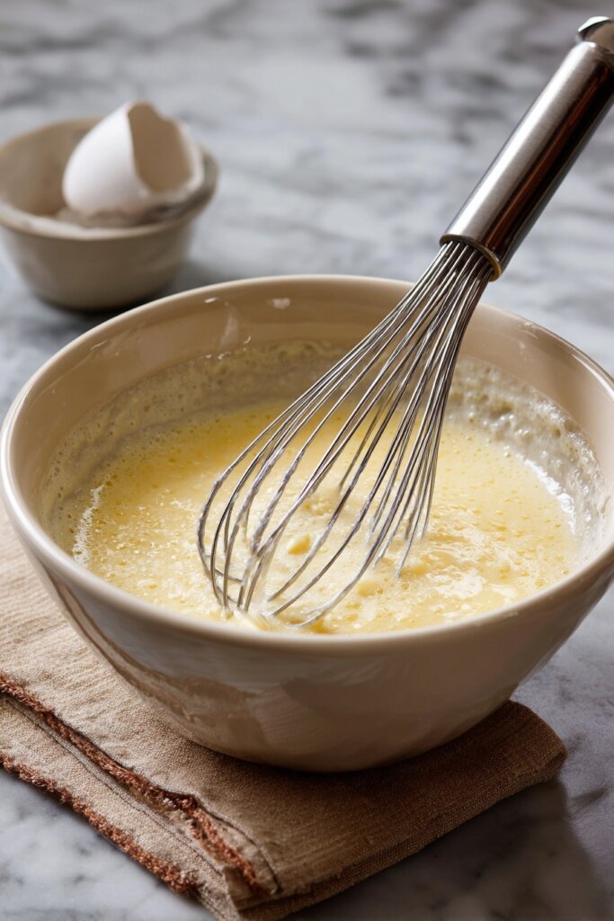 Whisking Together Wet Ingredients