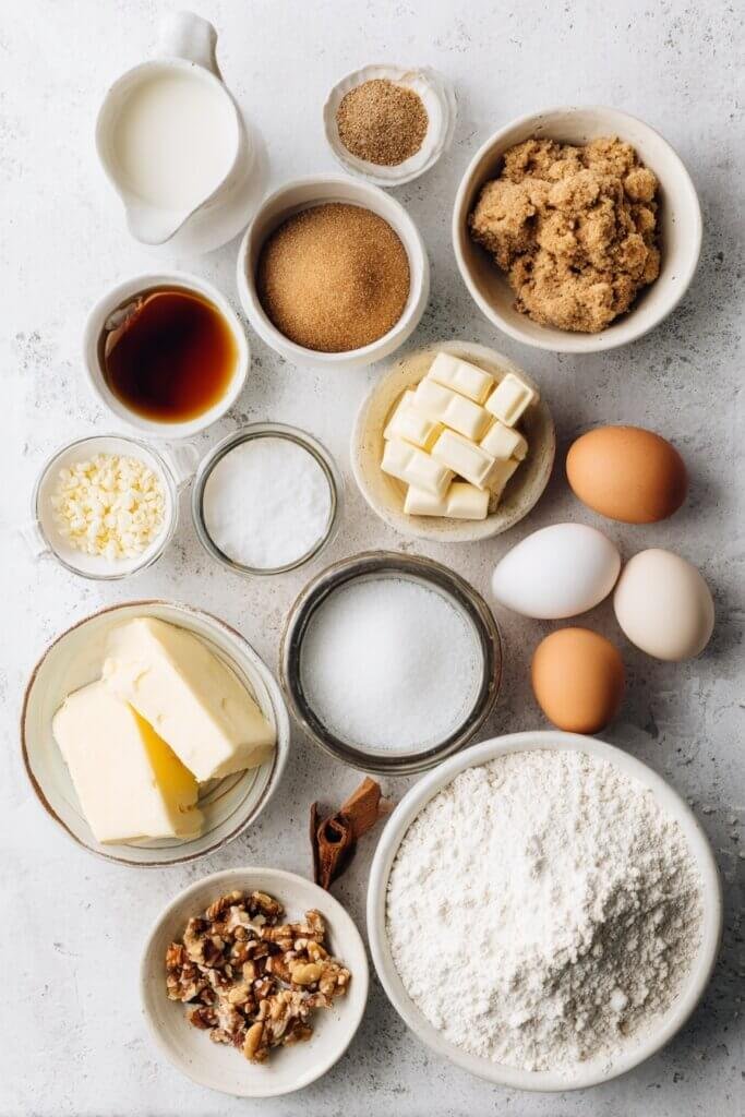White Chocolate Dipped Chewy Maple Cookies Ingredients