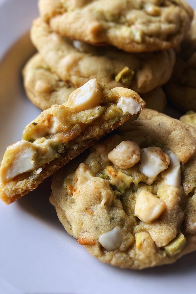 White Chocolate Dipped Chewy Maple Cookies