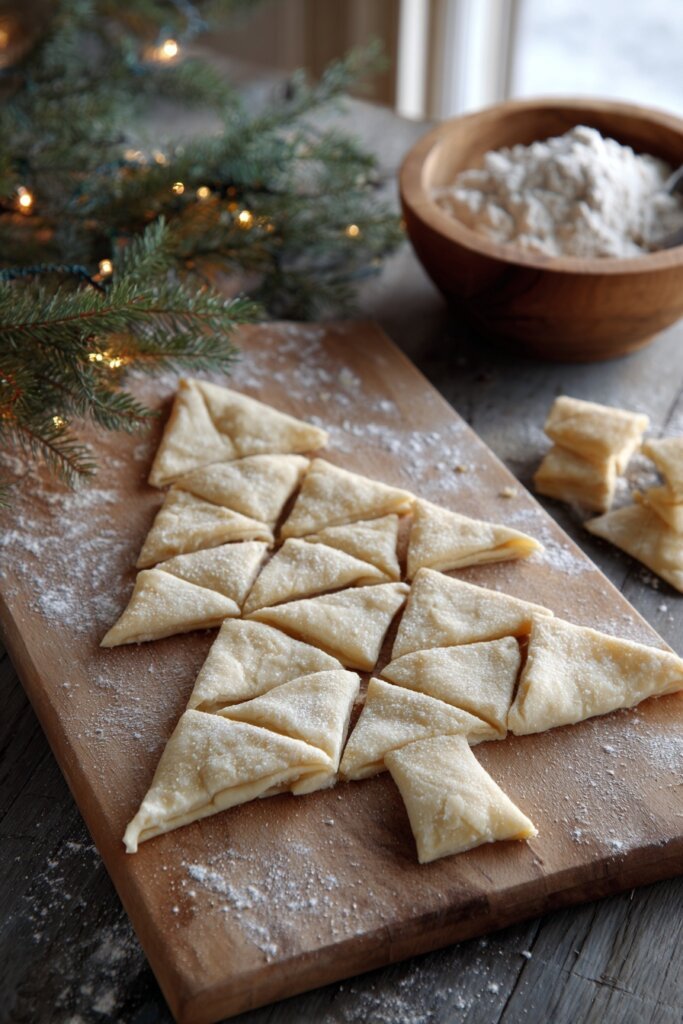 Christmas Tree Pull-Apart Pizza