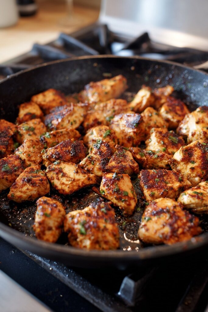 Cook the Chipotle Lime Chicken in a Skillet