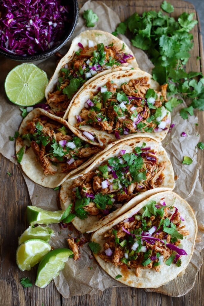 Chipotle Lime Chicken Street Tacos