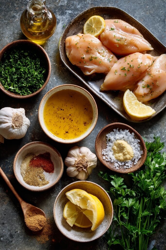 Baked Honey Mustard Chicken Breasts ingredients