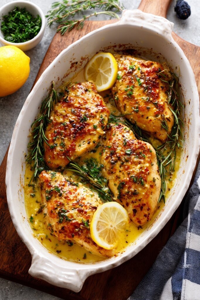Baked Honey Mustard Chicken Breasts