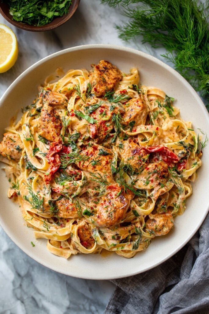 Creamy Cajun Chicken Pasta